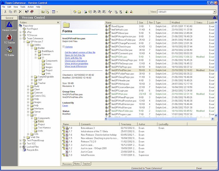 Team Coherence Screenshot